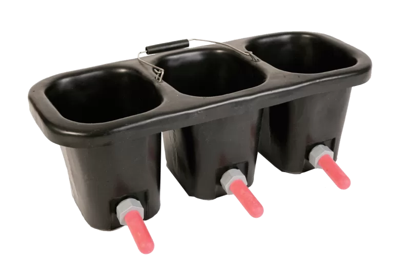 Calf Milk Feeder Triple Bucket
