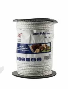 Fenceman Equine Electric Fencing Polyrope 6mm 200m 6 Strand