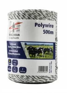 Fenceman Electric Fencing Polywire Livestock 0.15mm wire 500m
