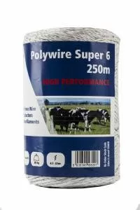 Fenceman Fencing Polywire Livestock 6 Strand 6 x 0.2mm 250m