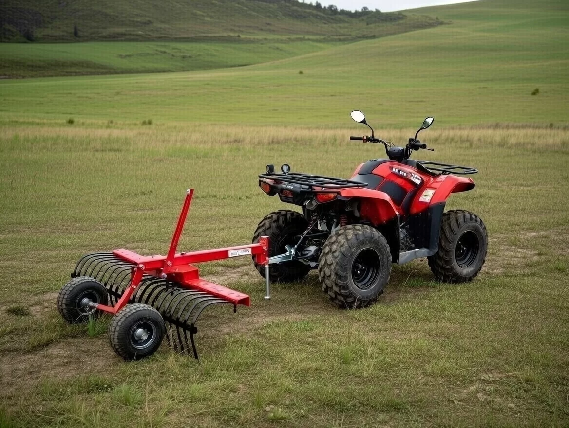 Winton 1.2m ATV Landscape Rake A-LR120