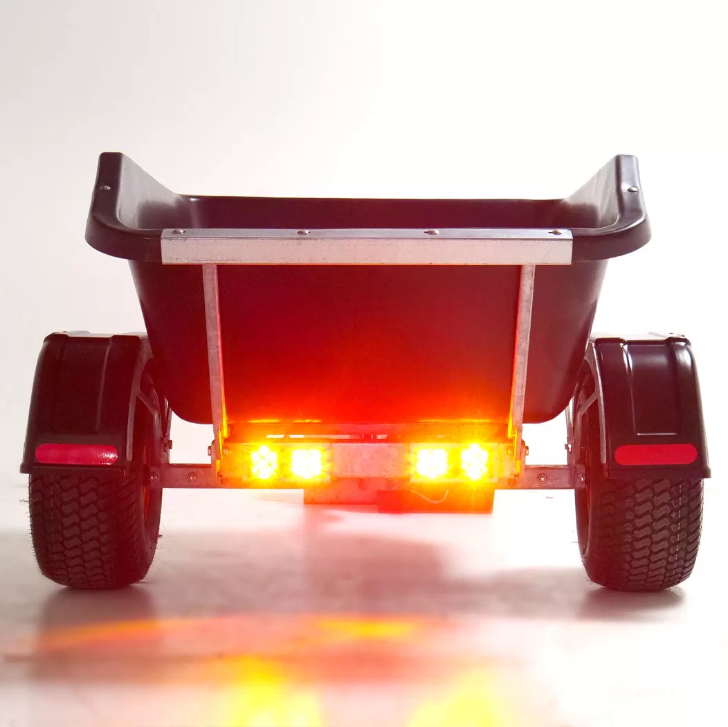 JFC ATV/RTV Tip assist Trailer with Lights & Mudguards