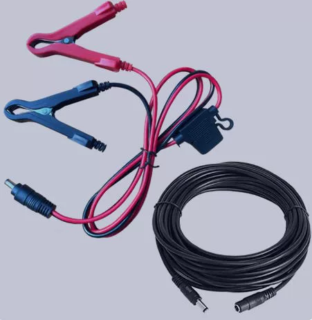 Farmstream 12V leisure battery connector + 10m extension cable