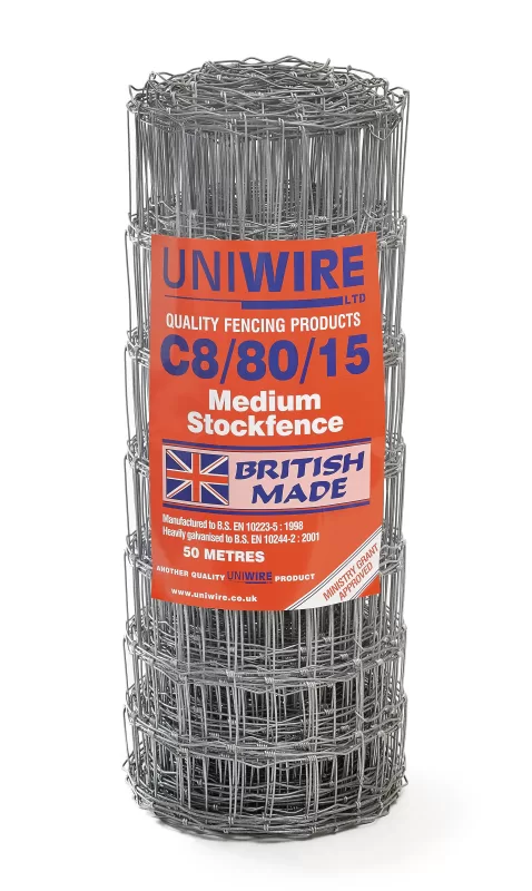 C8/80/15 Mild Steel Stock Fence - 100m