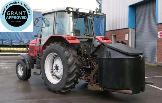JFC Half Tonne Meal Bin with Lockable Lid CMB1