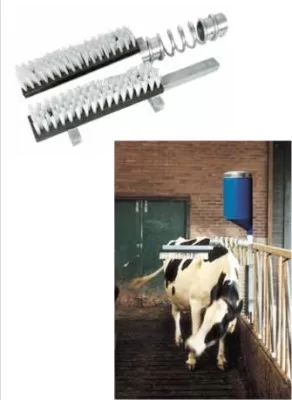 Vink Cattle Brush with Dispenser