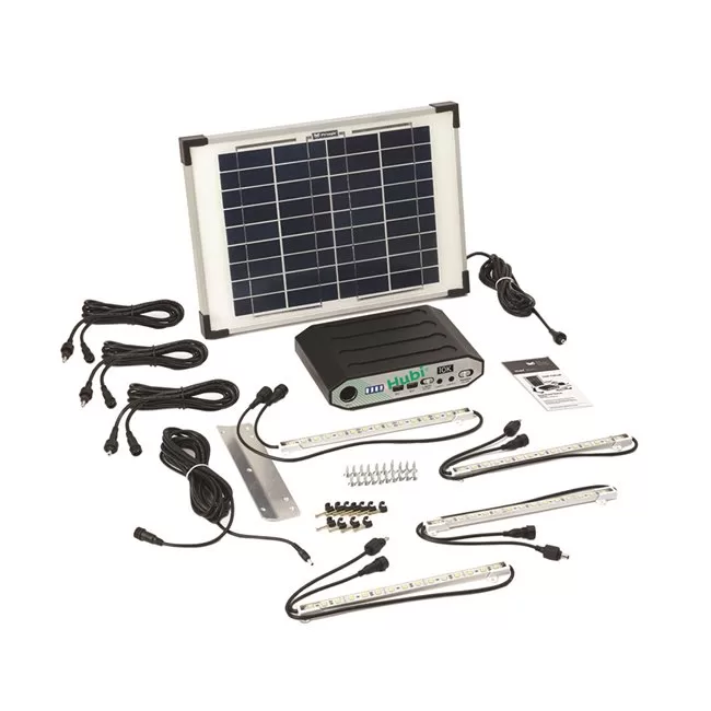 Solar Hubi Work 64 Full Kit - Solar Lighting and Power Kit
