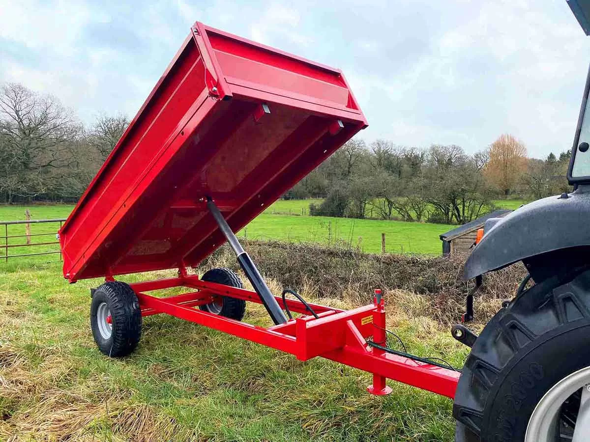 Winton 3tn Dropside Tipping Trailer WTD30