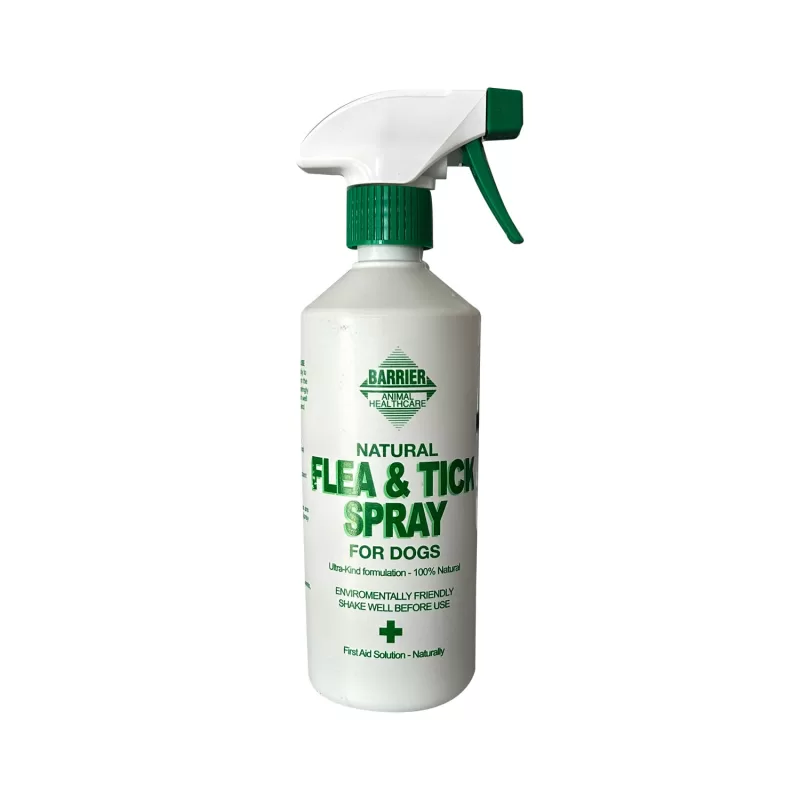 Barrier Natural Flea & Tick Spray for Dogs - 400 Ml