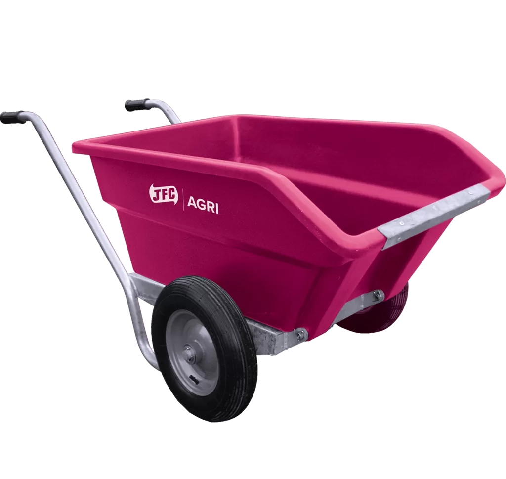 JFC 250L Tipping Wheel Barrow (Pink)