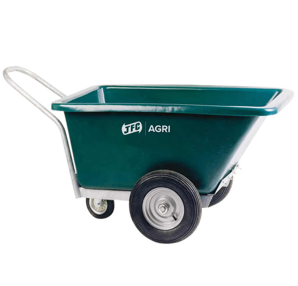 JFC Three Wheeled Feed Barrow