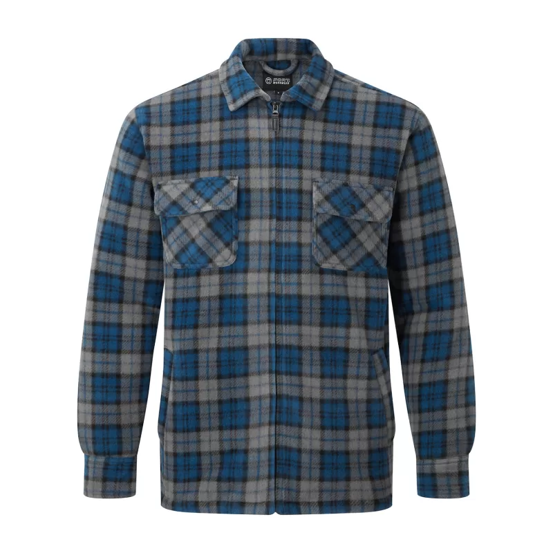 Fort Portman Shacket Navy Blue