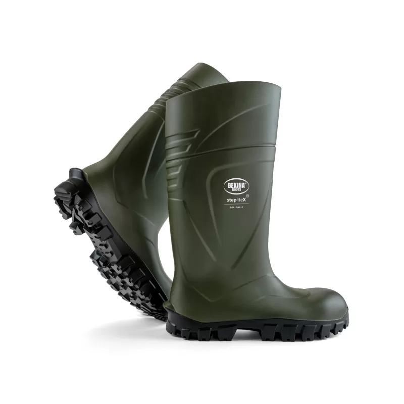 Bekina Steplite X Solidgrip Steel Toes Wellington Boots
